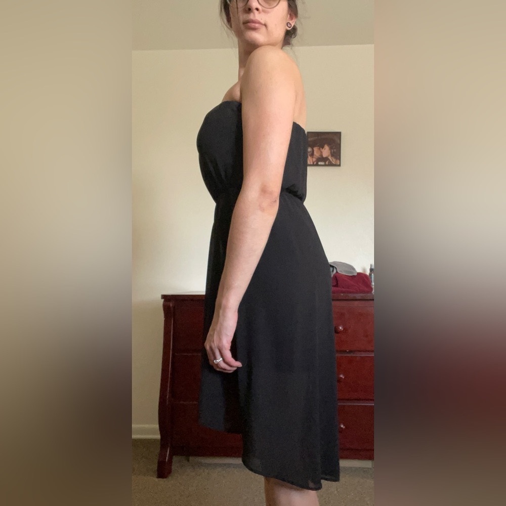 strapless dress